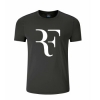 卡锐志 费德勒网球服男短袖速干T恤网球运动上衣费德勒RF网球衣 深灰色 2XL/180